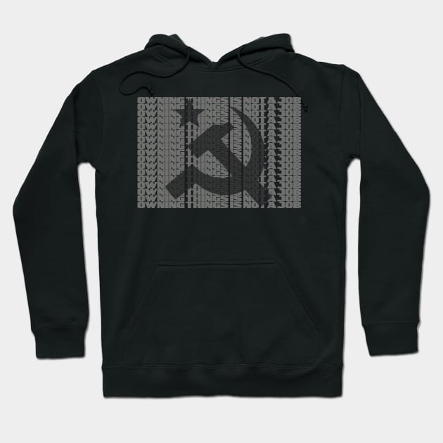 Owning things is not a job (Grayscale) Hoodie by WallHaxx